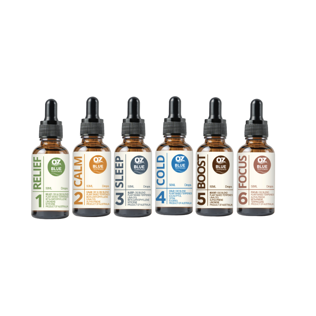 Oz Blue Terpene Drops Range